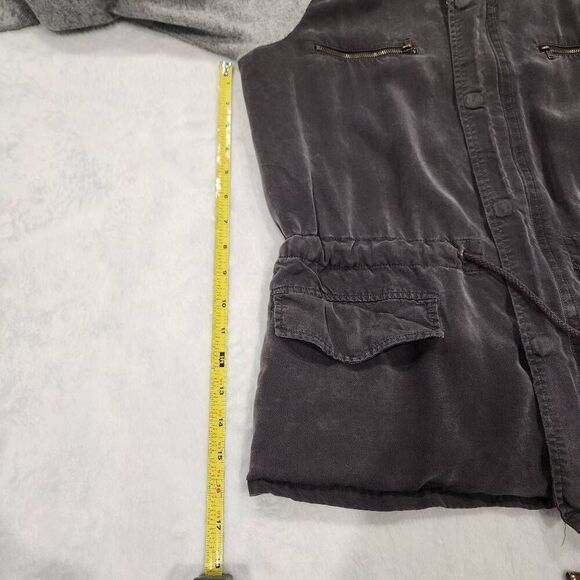 FOREVER 21 LIGHTWEIGHT GREY KNITTED SLEEVES JACKET SIZE M - Picture 6 of 11